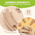 55PCS Set 3-7, Tiny Land Wooden Train - Compatible with Major Brand Tracks, Educational Toy for Toddlers & Kids Ages