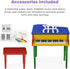 30-Key Best Choice Products Kids Classic Wooden Mini Grand Piano Musical Instrument Toy w/ Piano Lid, Bench, Foldable