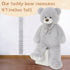 Tezituor Big Teddy Bear 4 Feet, Soft Giant Stuffed Animal Life Size 47 Inch Plush Bear Toy for Valentine's Day Gift