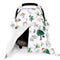 Minky Car Seat Cover for Baby Girl & Boys, Car Seat Canopy