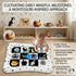 gljyoka Tummy (1-9 Black and White High Contrast Time Water Mat for Babies Sensory Newborn Toys for Brain & Visual