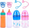 BABESIDE Baby Doll Bottles with Disappearing Milk and Juice Magic Bottles, Magnetic