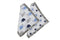 Bacati Elephants Muslin 2 Piece Security Blankets, Blue/Grey by Bacati