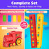 Set (300, 220,160 Atlasonix Domino Train | Domino Train for Kids | Dominos for Kids - Automatic Domino Laying Toy