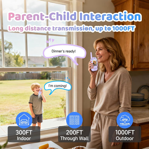 vilicert 3-12, Set, Kids Video Walkie Talkies for Girls Ages Christmas Gifts for Kids & Stocking Stuffers for Girls