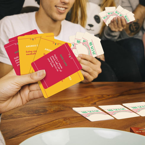 Hilarious Italian Family Card Game - Mi Scusi Party Game for Ages 17+, 4-10 Players