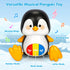 6-12 Tummy 6 7 8 9 10 11 1 Baby Toys Months, Musical Penguins Crawling Infant Toys, Early Learning Toy for Time