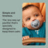 Tommee 18-36 Symmetrical Pack 6 Tippee Anytime Matte Pacifiers, Months, Baglet, BPA-Free Binkies, Blue/Green/Grey