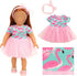 BARWA 18 inch Girl Dolls Clothes and Accessories, Mermaid Tutu Dress, Outfits, Swimsuit, Underwear