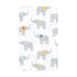 Hudson Baby Unisex Flannel Burp Cloth 10pk, Teal Elephant, One Size