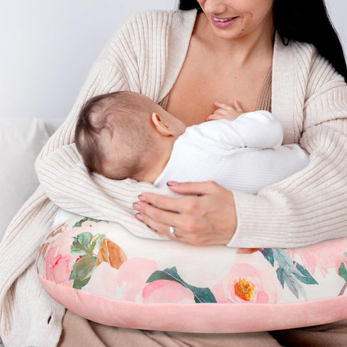 Nursing Pillow Cover and Newborn Lounger Cover for Babies, Nursing Covers for Breastfeeding Pillows, Reversible