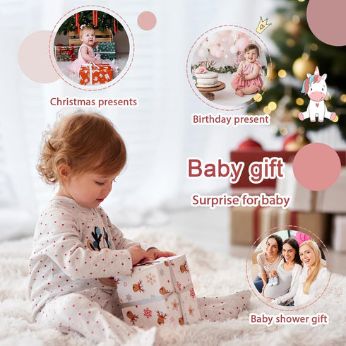 6-12 6-12-18 6+ FEBALHS Montessori Toys for Months, Baby Toys Months with Montessori Baby Blocks Toy, Shape Sorting
