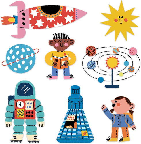 Mudpuppy Air and Space Museum - 64 Piece Search & Find Puzzle Featuring Aviation and Space Artifacts