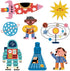 Mudpuppy Air and Space Museum - 64 Piece Search & Find Puzzle Featuring Aviation and Space Artifacts