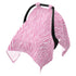 Mazeann Zebra Print Pinks Car Seat Cover Baby Breathable Soft Infant Carseat Covers