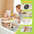 Cetuai 8-18 Baby Bath Seat for Months, Non-Slip Toddler Bath Chair with Suction Cups & Temperature Display, Ergonomic