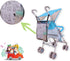 2 Pack Portable Universal Multi Function Baby Stroller Hanging Bag, Accessory Mesh Organizer Net Bag, Food Storage Container Bag,Stroller Hanging Storage Net Bag,Toy Storage