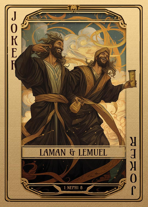 Book of Mormon Character Playing Cards - 54 Iconic Characters with Beautiful Artwork