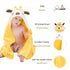 0-6T, MICHLEY Animal Hooded Baby Bath Towel Toddler Premium Cotton Absorbent Washcloth for Girls Boys Giraffe