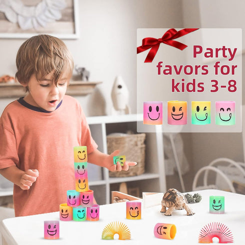 AZEN 24 Pcs Mini Spring Party Favors for Kids 3-5 4-8, Goodie Bag Stuffers for Birthday Party, Classroom Prizes