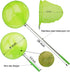 #1 M-jump 3 Pack Colored Telescopic Butterfly Nets, Great for Catching Insects, Extendable from 6.8" to 34"