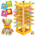 Nene Toys BeeFall Wooden Tower Game for Kids 3+ 4-in-1 Stick Drop