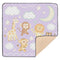 siphylline Funny Giraffe Monkey Purple Lilac Soft Padded Baby Gym & Activity Mat