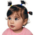 Baby Hair Ties for Girls - 200Pcs Small 1" Elastic Toddler Hair Ties Ponytail Holders Hair Accessories