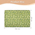 siphylline 52" 34" Green Cute Birds Extra Large Resuable Potty Training Pad Soft Absorbent Diaper Changing Pad