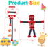 xinkentoo Toddlers,3Pcs 3Pcs Xikentoo Telescopic Suction Cup Toys for Kids Robot Giraffe Sensory Travel Toy Airplane