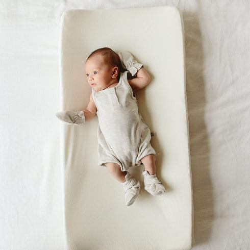 Goumikids Organic Cotton Changing Pad Cover - Soft Viscose