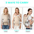 3 Backpack (7-35lbs) CycleMore Baby Carrier Newborn to Toddler - Soft Structured Carrier with Hip Healthy Design, Carry
