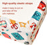 HomGoodz 52 28 Inches Christmas Crib Sheet for Baby Boys Girls x Gift Fitted Crib Sheets for Standard Crib and Toddler
