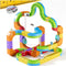 Electric Train Set for Kids, 3D Infinity Racer Snap-Fit Cube Track Toy,
