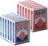 Plastic Playing Cards, Poker Size, Casino Quality, Jumbo Index, Waterproof & Washable, 6 Blue Deck & 6 Red Deck