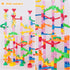 LovesTown 133PCS Marble Run Set, Educational Toy for Kids, Construction Building Blocks for 2-4 Players
