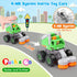 ORWINE 4PCS 2 3 4 5 2-3 Baby Boy Toys Cars, Push and Go Cars for Kids, Friction Powered Stunt Trucks, Construction