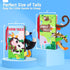 beiens Baby Books for 0-6 Months, 2PCS Sensory Cloth Crinkle Soft Books, Tummy Time Toys for Infants