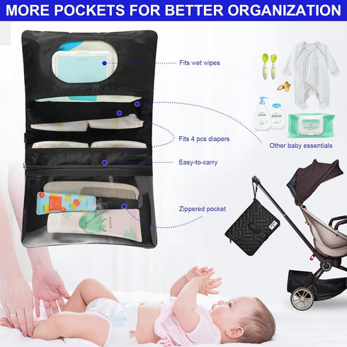 Mommy 2 Diaper Bag Tote: Bag, Baby Bag for Boy and Girl, Mom Hospital Bag, Twins or Kids Diapers Bag