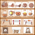 80PCS Kids Camping Toys Set - Play Tent Campfire Toys, Toy BBQ Grill Set, Pretend Cutting Play Food for Kids