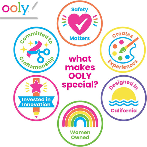 Yummy Yummy 10 100 30 Set Ooly Coloring Kit Includes Lightly Scented Markers, Over Scented Stickers, and Pages