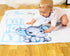 Amity Baby 2 Monthly Milestone Blanket for Boy Premium Extra Soft Fleece for Baby Shower Newborn Month Nursery Decor