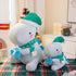 12 Inch) SQEQE Dinosaur Plush Pillow, Cute Loving Stuffed Dinosaur with Heart, Christmas Stuffed Animal Plush Toys Gift