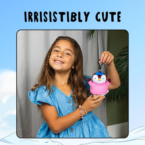 Clip-On Plush (Pixie Pie) - 5.5 Inch Soft Plush with Secure Clip, Collectible Stuffed Animal for Backpacks