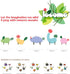 Taksa Toys Locomo Friends V Waldorf Educational Outdoor Play Figures, Montessori Wooden Animal Toys for Kids 3-7+, Set