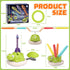 3 1 3-8 4-6,Active Aliex in Dinosaur Musical Jumping, Toss Ring and Stomping Launch Rocket Launcher, Indoor & Outdoor