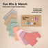 8-Pack Organic Baby Bandana Drool Bibs for Girls - Super Absorbent Soft Cotton Bandana Bibs for Infants