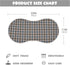 CHUROUSY Set 2 22 11 Inch Brown Plaid Checkered Baby Muslin Burp Cloths of Geometric Gingham Muslin Washcloths Rustic