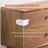 Locks2-Pack) Child Proof Cabinet Baby proofing Cabinet Drawer Door Latches Child Safety Locks no Tools Need or Drill
