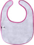 Littleforbig Cotton Waterproof Adult Babydoll Bibs - 2 Packs with Adjustable Hook-and-Loop Fastener, Zoo Animals &